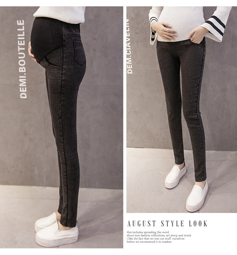 Great Denim Jeans Maternity Pants For Pregnant Women - Clothes Nursing Pregnancy Leggings Trousers (2Z7)(7Z2)(1U4) (Z2)