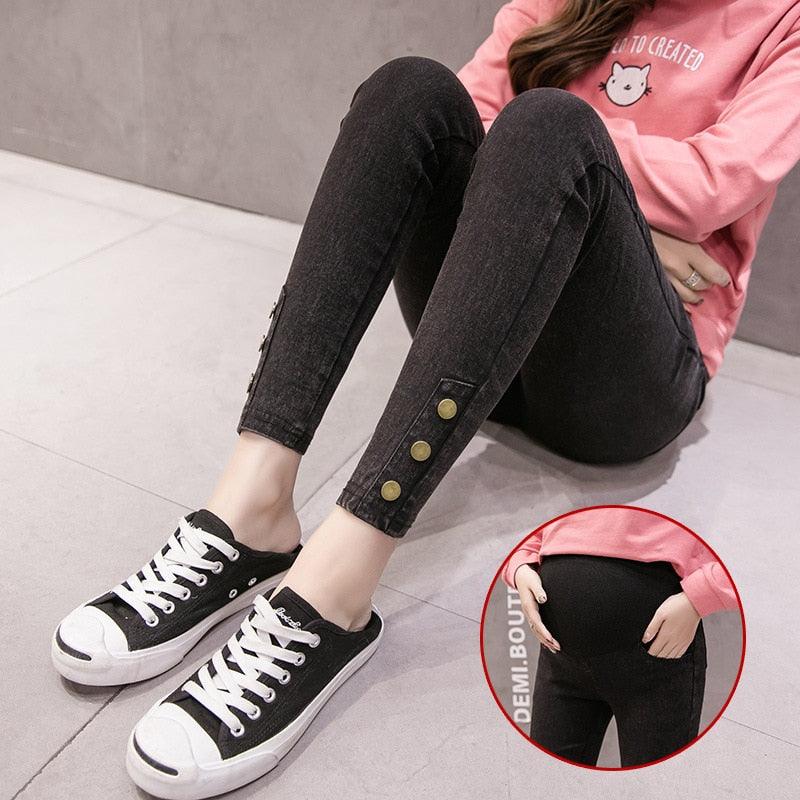 Great Denim Jeans Maternity Pants For Pregnant Women - Clothes Nursing Pregnancy Leggings Trousers (2Z7)(7Z2)(1U4) (Z2)