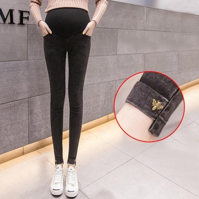 Great Denim Jeans Maternity Pants For Pregnant Women - Clothes Nursing Pregnancy Leggings Trousers (2Z7)(7Z2)(1U4) (Z2)