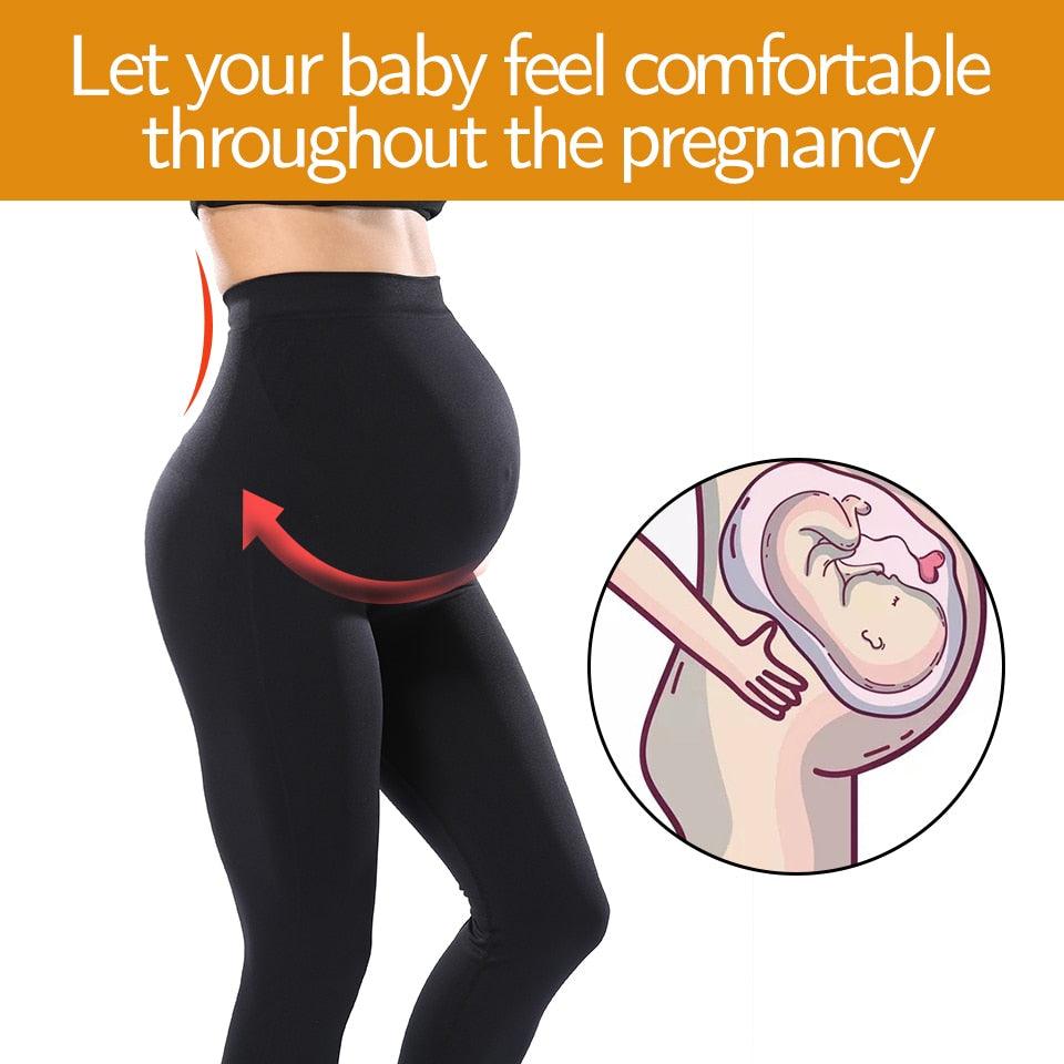 Nice Maternity Leggings - High Waist Belly Support - Leggings for Pregnant Women - Pregnancy Skinny Pants Body Shaping Postpartum Trousers (D6)(2Z7)(F6)(1U4)(7Z2) - Deals DejaVu