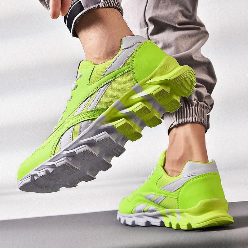 Spring Autumn Sneakers for Men - Plus Size 46 Running Shoes - Air Mesh Outdoor Sports Shoes Breathable Shoes Man White Black Blue (MSC3)(MSC7)(MSA1)(MCM)(MSA2)(1U12) - Deals DejaVu
