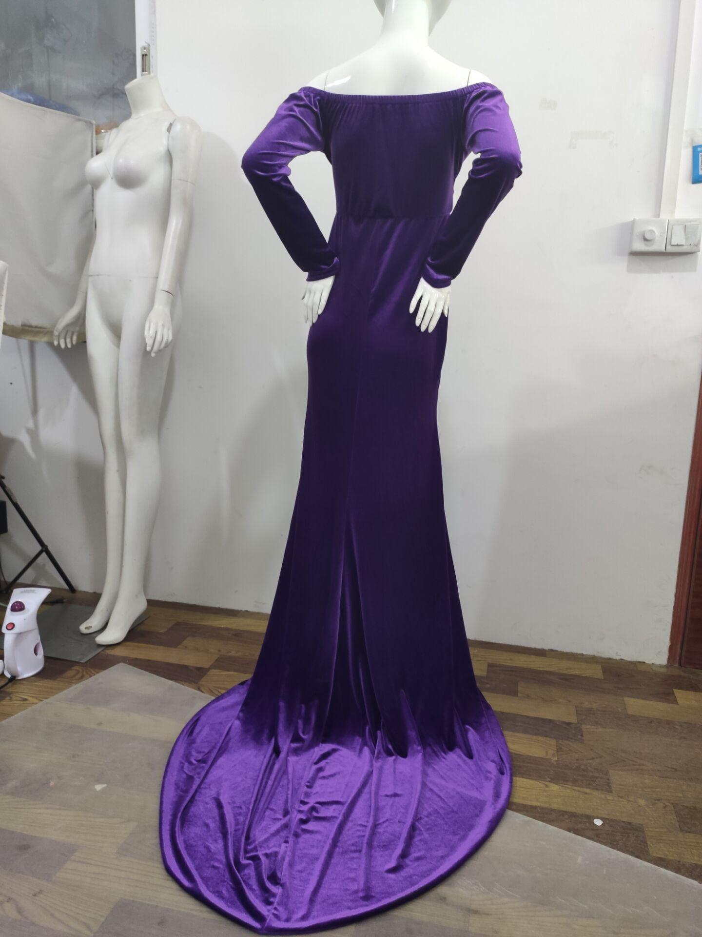 Great Winter Pregnancy Dress - Long Tail Maternity Dresses for Photo Shoot - Long Dress Gown Color Photography(1U5)(Z6)(Z8)(1Z1)(2Z1)(3Z1)(4Z1)(7Z1)