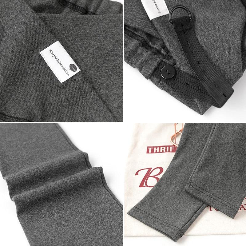 New Autumn Winter Skinny Maternity Legging - Across V Low Waist Belly Legging for Pregnant Women Cotton Pregnancy Pencil Pants (2Z7)(7Z2)(1U4)