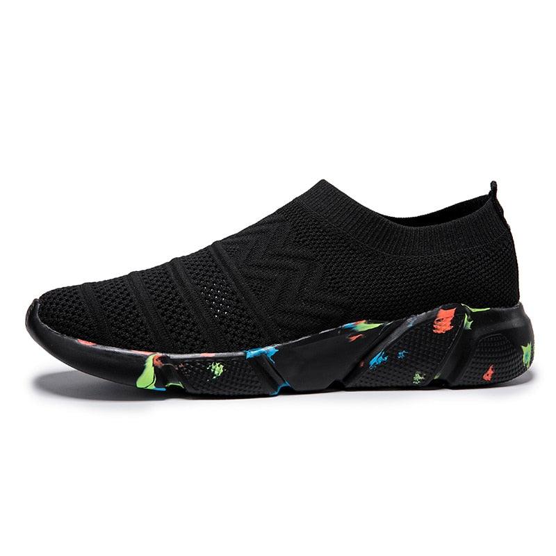 Fashion Men Shoes - Leisure Summer Super Light Breathable Woven Mesh Shoes -Star Black Casual Shoes Men Sneakers Soft Mens Trainers (MSC3)(MSC7)(MSA1)(MCM)(MSA2)(1U12) - Deals DejaVu