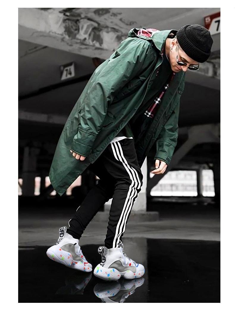 Great Men Sneaker - Soft Casual Shoes - Sock Shoes Fashion plus size 45 46 47 48 Tenis Masculino Adulto High Top Man Flat Shoes (MSC3)(MSC7)(MSA1)(MCM)(MSA2)(1U12) - Deals DejaVu