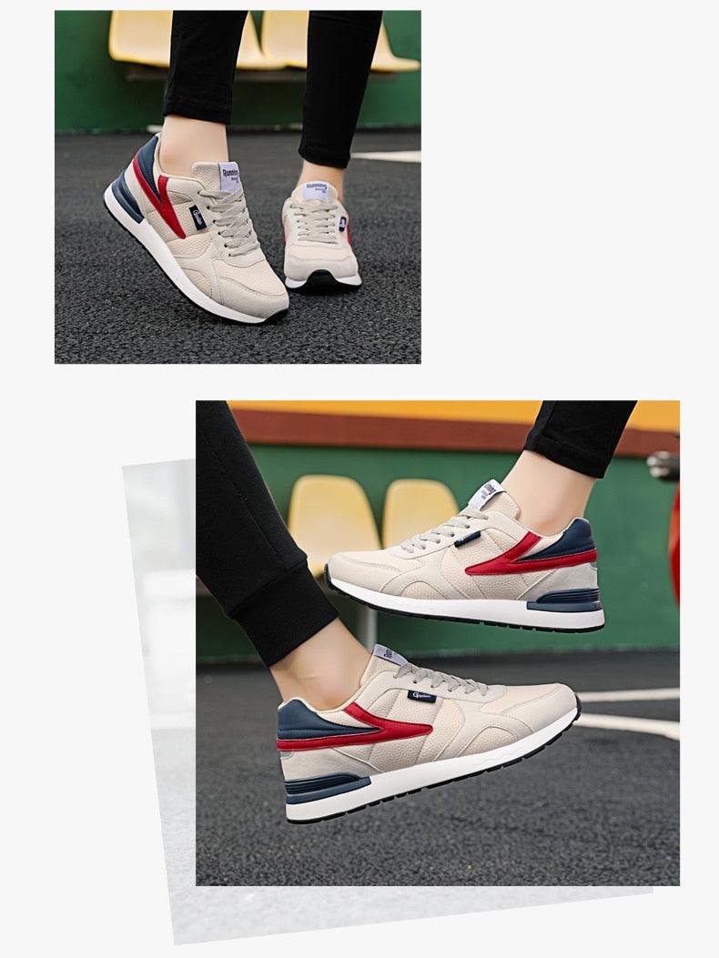 Hot New Casual Gym Shoes - Men Autumn Fashion Lace-up Couple Sneaker Soft Anti-skid - Breathable Zapatos De Mujer High Quality (MSC3)(MSC7)(MSA1)(MCM)(MSA2)(1U12) - Deals DejaVu