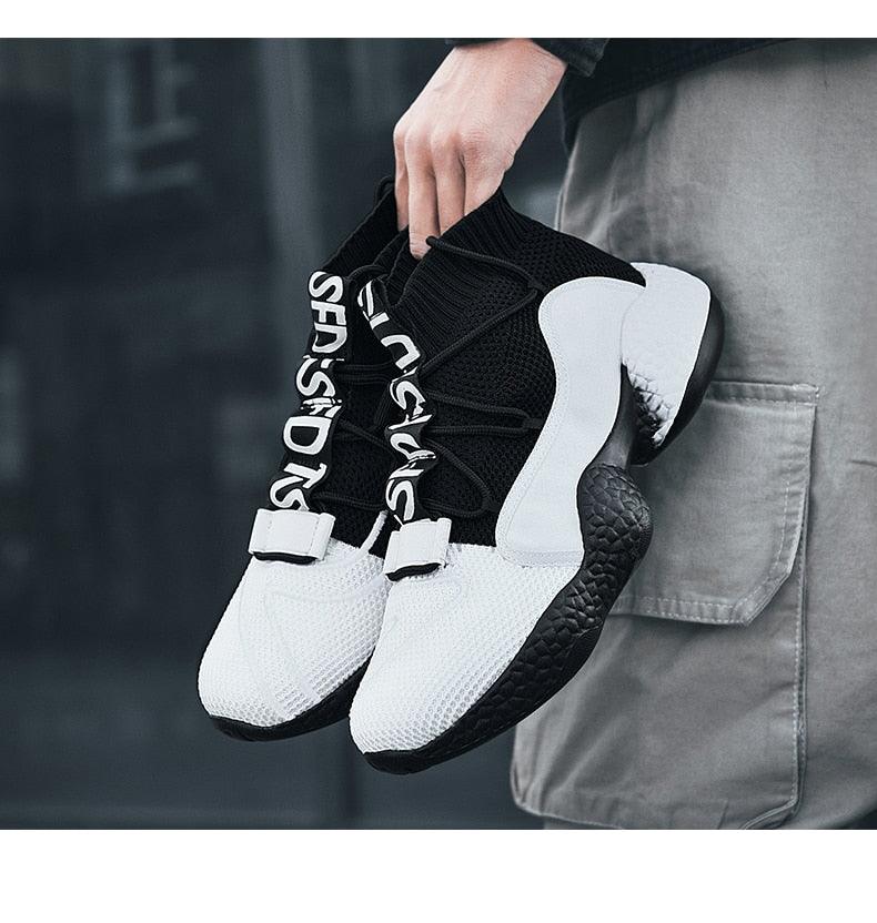 Great Men Sneaker - Soft Casual Shoes - Sock Shoes Fashion plus size 45 46 47 48 Tenis Masculino Adulto High Top Man Flat Shoes (MSC3)(MSC7)(MSA1)(MCM)(MSA2)(1U12) - Deals DejaVu