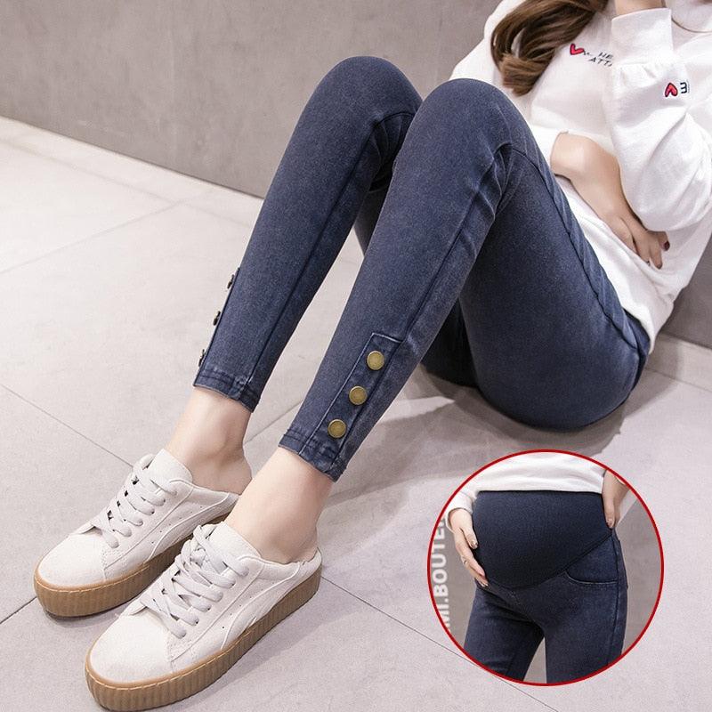 Great Denim Jeans Maternity Pants For Pregnant Women - Clothes Nursing Pregnancy Leggings Trousers (2Z7)(7Z2)(1U4) (Z2)