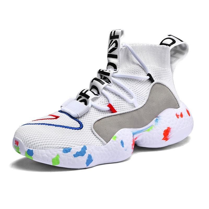 Great Men Sneaker - Soft Casual Shoes - Sock Shoes Fashion plus size 45 46 47 48 Tenis Masculino Adulto High Top Man Flat Shoes (MSC3)(MSC7)(MSA1)(MCM)(MSA2)(1U12) - Deals DejaVu