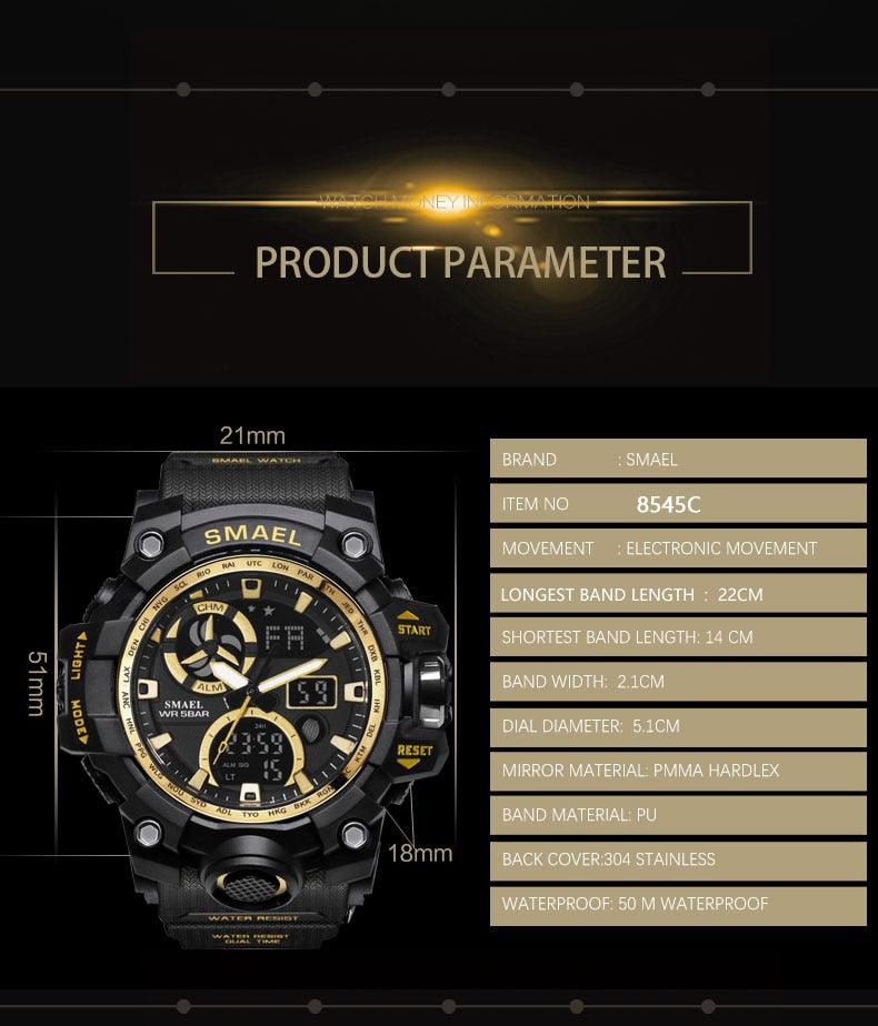 Great Army Watches Brand Digital Backlight - Relogio Masculino Watch Men Military LED Wristwatches (MA9)(RW)(1U84)