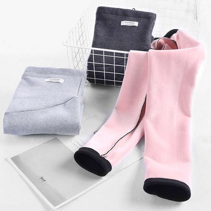 Winter Maternity Leggings - Thick Adjustable Waist Velvet Line Pregnant Women Pregnancy Clothes Pants Ropa Mujer Maternal (2Z7)(7Z2)(1U4)