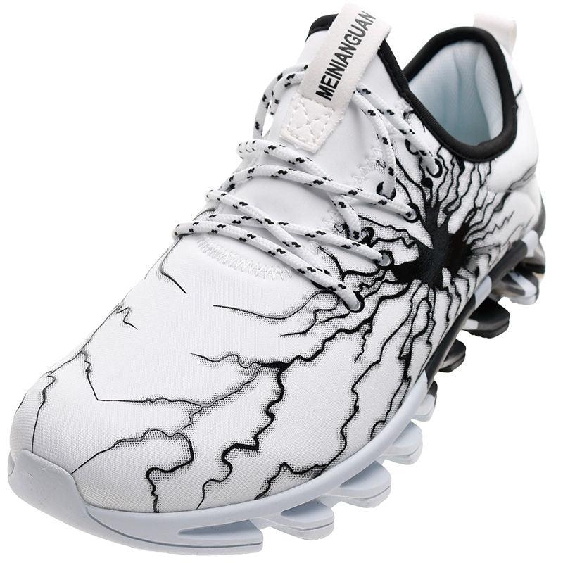 Trending Blades Soles Lightning Glue Surface Men Unisex Casual Shoes 36-45 with 6 Colors Elasticity Control Non-slip Unisex Sneakers (MSC3)(MSC7)(MSA1)(MCM)(MSA2)(1U12) - Deals DejaVu