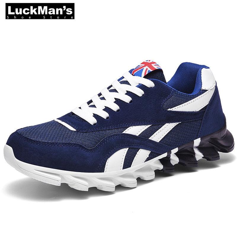 Spring Autumn Sneakers for Men - Plus Size 46 Running Shoes - Air Mesh Outdoor Sports Shoes Breathable Shoes Man White Black Blue (MSC3)(MSC7)(MSA1)(MCM)(MSA2)(1U12) - Deals DejaVu