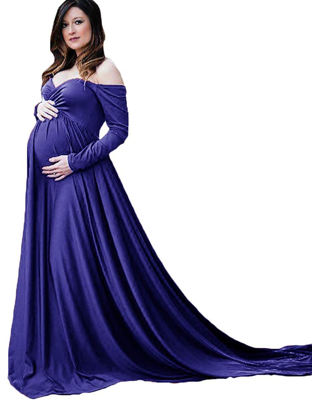 Gorgeous Pregnancy Dress for Photo Shoot - Women Baby Shower Dress - Photography Maternity Gown (1U5)(Z6)(Z8)(1Z1)(2Z1)(3Z1)(4Z1)(7Z1)