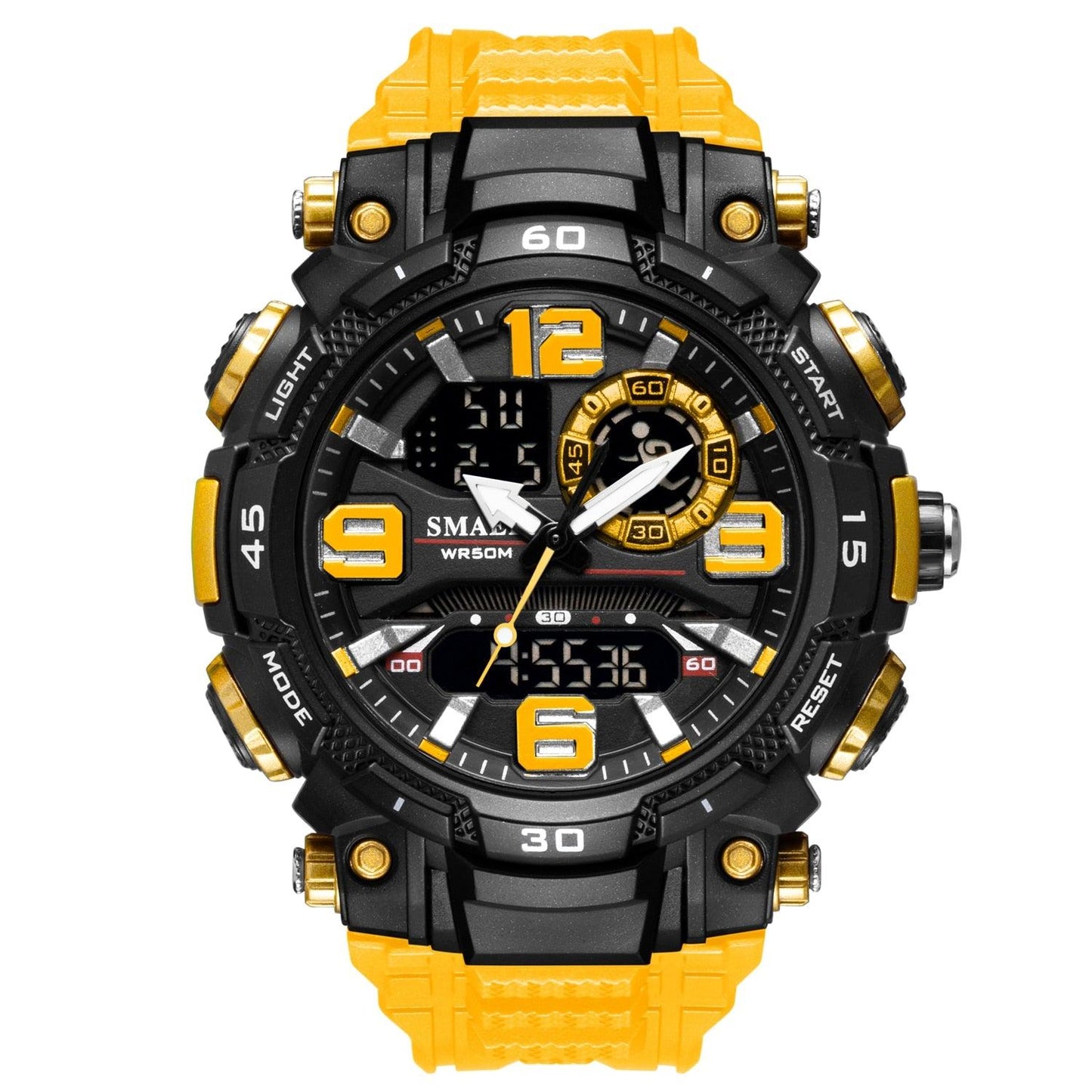 Quartz Watch For Men - Waterproof Stopwatch LED - Male Clock - Sport Watches Men relogio masculino Digital (MA9)(RW)(1U84)