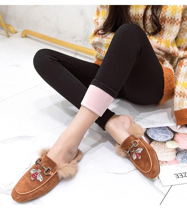 Winter Maternity Leggings - Thick Adjustable Waist Velvet Line Pregnant Women Pregnancy Clothes Pants Ropa Mujer Maternal (2Z7)(7Z2)(1U4)
