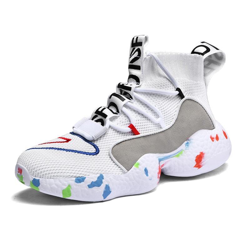 Great Men Sneaker - Soft Casual Shoes - Sock Shoes Fashion plus size 45 46 47 48 Tenis Masculino Adulto High Top Man Flat Shoes (MSC3)(MSC7)(MSA1)(MCM)(MSA2)(1U12) - Deals DejaVu