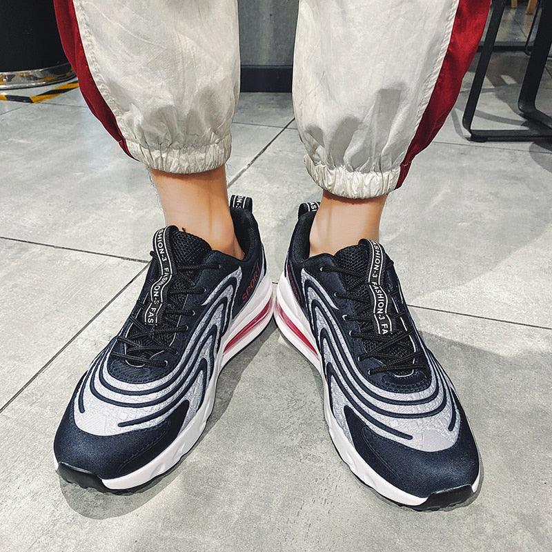 Cool New Men Chunky Sneakers Lace-up Flat Casual Shoes with Platform - Stylish Mixed Color Breathable Adult Male Tenis Footwear (MSC3)(MSC7)(MSA1)(MCM)(MSA2)(1U12) - Deals DejaVu