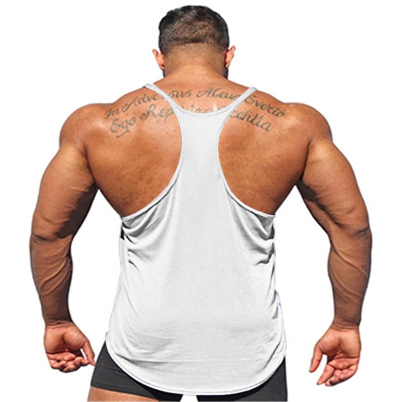 Trending Cotton Workout Gym Stringer Tank Top - Mens Muscle Sleeveless Sportswear - Bodybuilding Singlets (TM7)(1U101)(1U100)