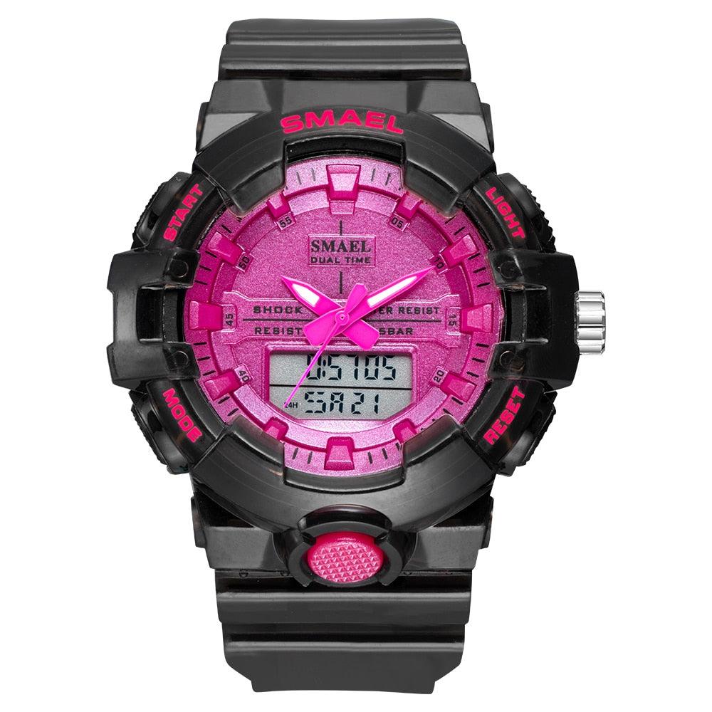 Woman Watch Quartz - Sports Watches Kids 50M Waterproof Wristwatches - Jelly Starp Clock 8025 Children Clocks Lady Watch Women (RW)(1U82)(1U84)(1U48)