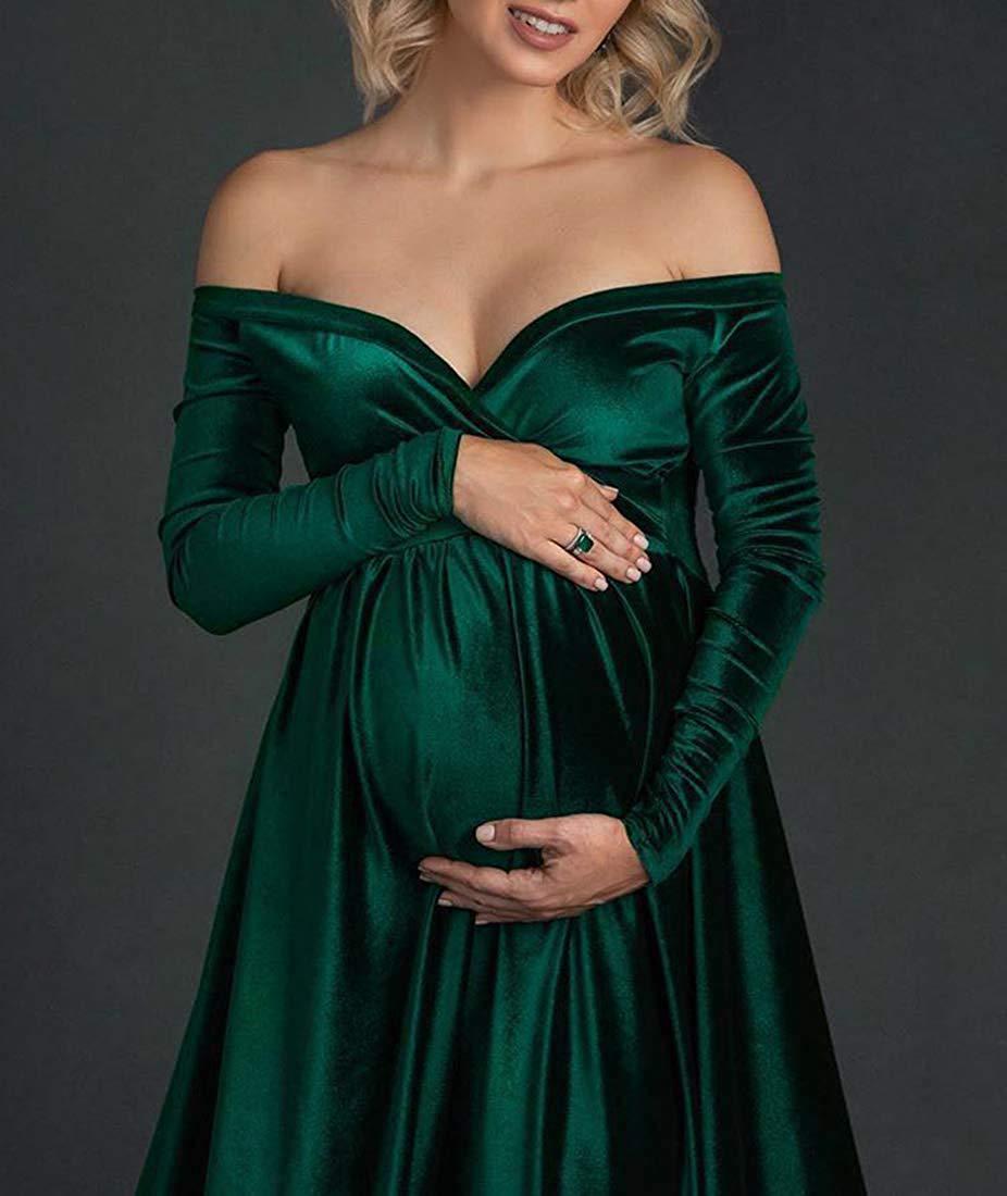 Great Winter Pregnancy Dress - Long Tail Maternity Dresses for Photo Shoot - Long Dress Gown Color Photography(1U5)(Z6)(Z8)(1Z1)(2Z1)(3Z1)(4Z1)(7Z1)