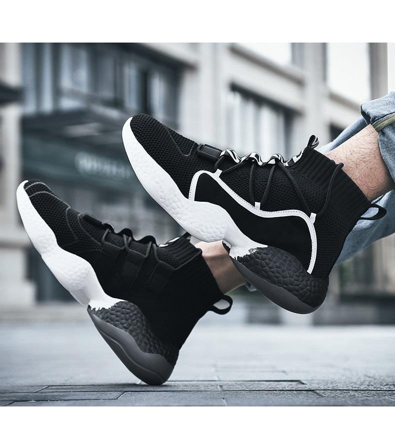Great Men Sneaker - Soft Casual Shoes - Sock Shoes Fashion plus size 45 46 47 48 Tenis Masculino Adulto High Top Man Flat Shoes (MSC3)(MSC7)(MSA1)(MCM)(MSA2)(1U12) - Deals DejaVu