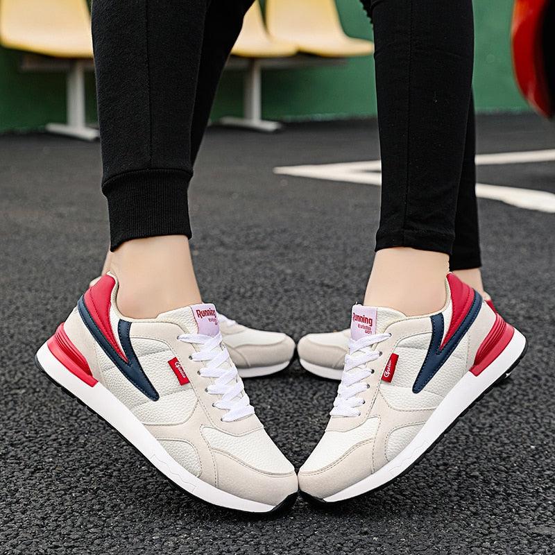 Hot New Casual Gym Shoes - Men Autumn Fashion Lace-up Couple Sneaker Soft Anti-skid - Breathable Zapatos De Mujer High Quality (MSC3)(MSC7)(MSA1)(MCM)(MSA2)(1U12) - Deals DejaVu