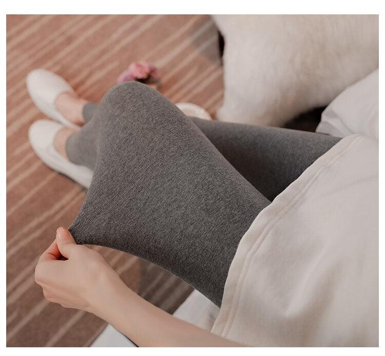 Across V Low Waist Belly Maternity Legging - Spring Autumn Fashion Knitted Clothes for Pregnant Women Pregnancy Skinny Pants (2Z7)(7Z2)(1U4)