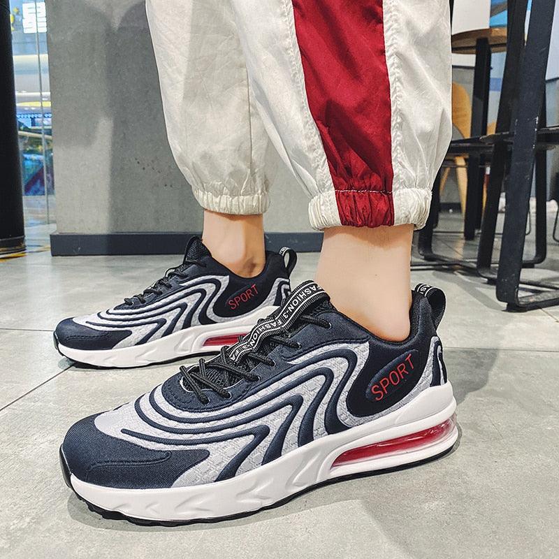 Cool New Men Chunky Sneakers Lace-up Flat Casual Shoes with Platform - Stylish Mixed Color Breathable Adult Male Tenis Footwear (MSC3)(MSC7)(MSA1)(MCM)(MSA2)(1U12) - Deals DejaVu