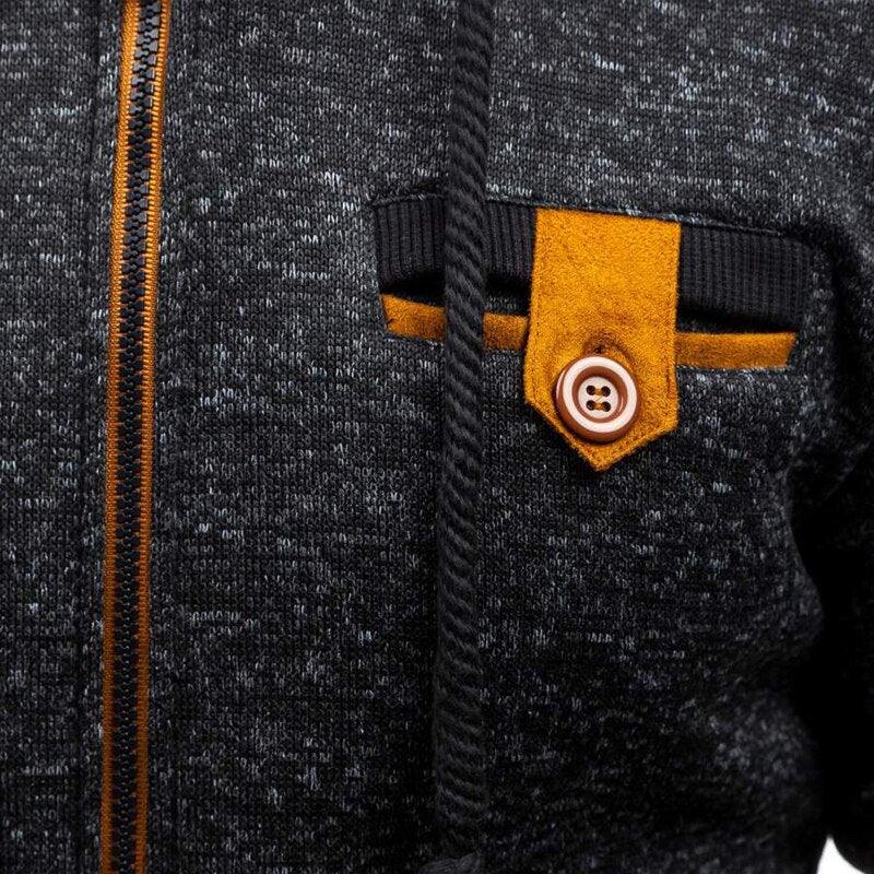 "Only For Men With Style" -Men Sports Casual Wear Zipper COPINE Fashion Jacquard Hoodies - Sweatshirts Autumn Winter Coat (TM5)(CC1)(1U100)