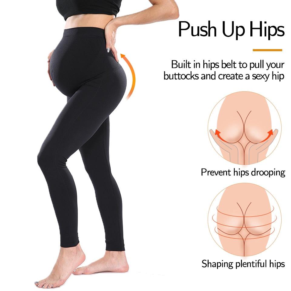 Nice Maternity Leggings - High Waist Belly Support - Leggings for Pregnant Women - Pregnancy Skinny Pants Body Shaping Postpartum Trousers (D6)(2Z7)(F6)(1U4)(7Z2) - Deals DejaVu