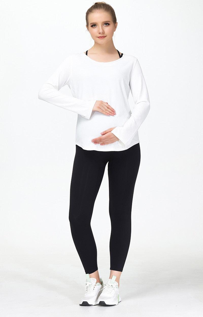 New Maternity Yoga - Popular Pregnant Yoga Leggings - Mommy Pregnancy Clothes - Pregnant Women's Fitness (D6)(2Z7)(F6)(1U4)(7Z2) - Deals DejaVu