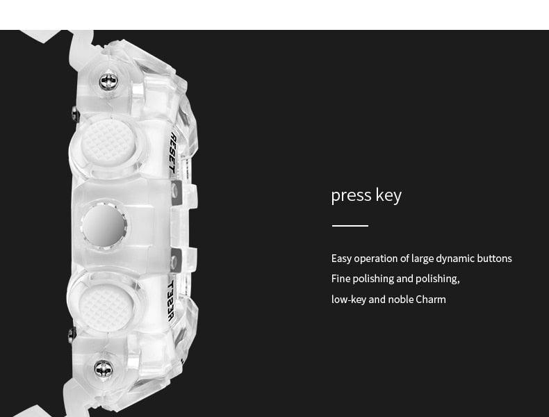 Woman Watch Quartz - Sports Watches Kids 50M Waterproof Wristwatches - Jelly Starp Clock 8025 Children Clocks Lady Watch Women (RW)(1U82)(1U84)(1U48)