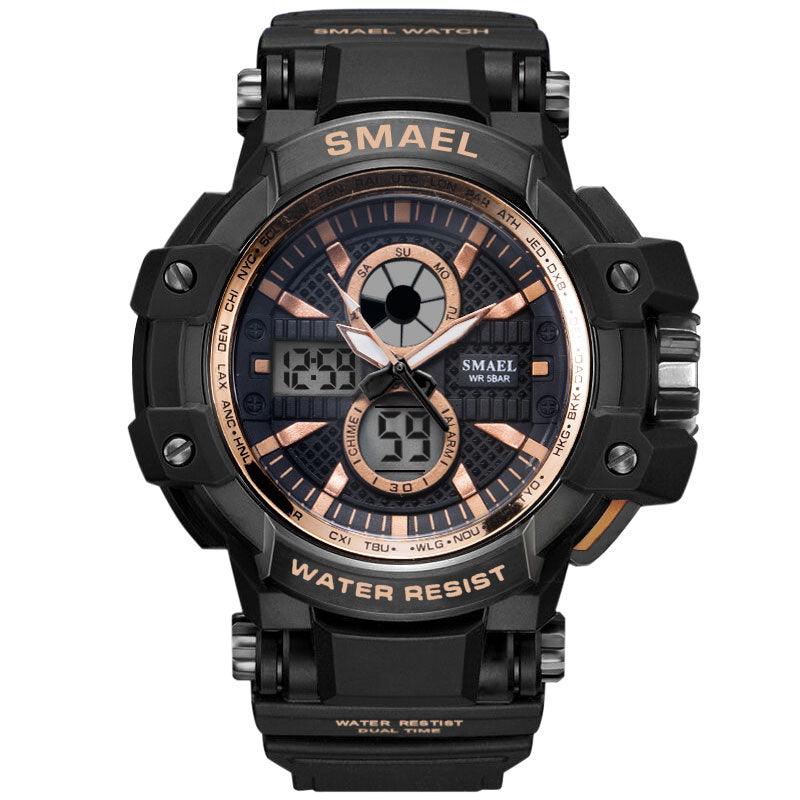 Sport Watches For Men Military Clock - Watch 50M Waterproof Luminous White Wristwatch Band (MA9)(RW)(1U84)