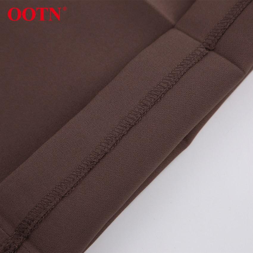 Gorgeous Autumn Office Wide Leg Pants Women Sashes Elastic Waist Pants - Elegant Ladies Brown Trousers Plus Length Palazzo Cozy (D25)(BP)(1U25) - Deals DejaVu