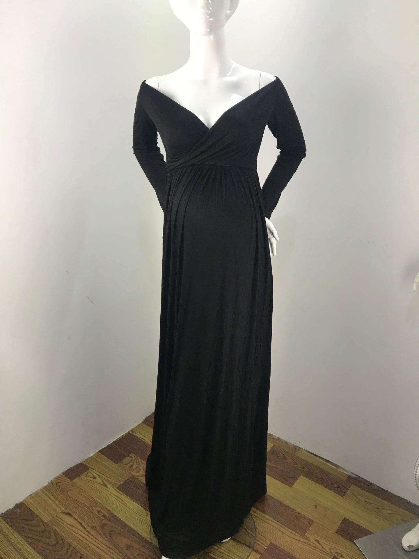 Gorgeous Pregnancy Dress for Photo Shoot - Women Baby Shower Dress - Photography Maternity Gown (1U5)(Z6)(Z8)(1Z1)(2Z1)(3Z1)(4Z1)(7Z1)