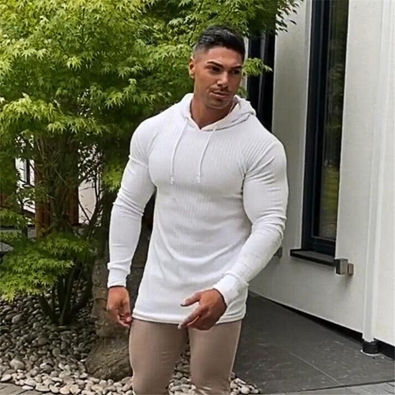 New Fashion Winter Hooded Sweater - Men Warm Turtleneck - Mens Sweaters - Slim Fit Pullover Men Classic Sweaters (TM5)(CC1)(1U100)(TM7)(1U101)(1U100)