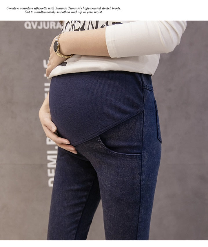 Great Denim Jeans Maternity Pants For Pregnant Women - Clothes Nursing Pregnancy Leggings Trousers (2Z7)(7Z2)(1U4) (Z2)