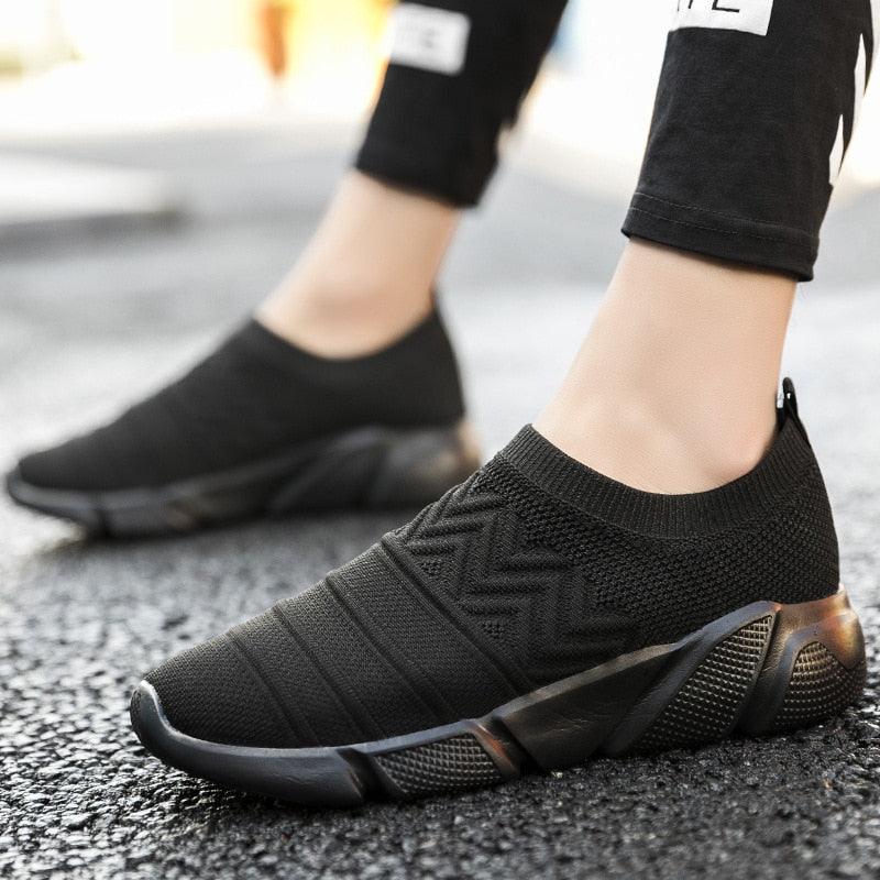 Fashion Men Shoes - Leisure Summer Super Light Breathable Woven Mesh Shoes -Star Black Casual Shoes Men Sneakers Soft Mens Trainers (MSC3)(MSC7)(MSA1)(MCM)(MSA2)(1U12) - Deals DejaVu
