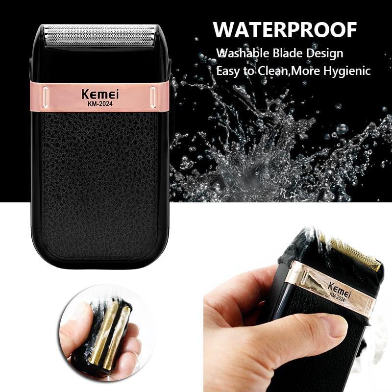 Professional Barber Hair Clipper - Rechargeable Electric T-Outliner Finish Cutting Machine - Beard Trimmer Shaver Cordless Corded (BD6)(1U45)(F45)