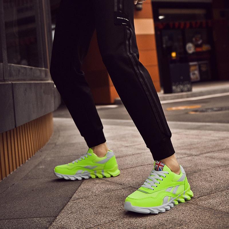 Spring Autumn Sneakers for Men - Plus Size 46 Running Shoes - Air Mesh Outdoor Sports Shoes Breathable Shoes Man White Black Blue (MSC3)(MSC7)(MSA1)(MCM)(MSA2)(1U12) - Deals DejaVu