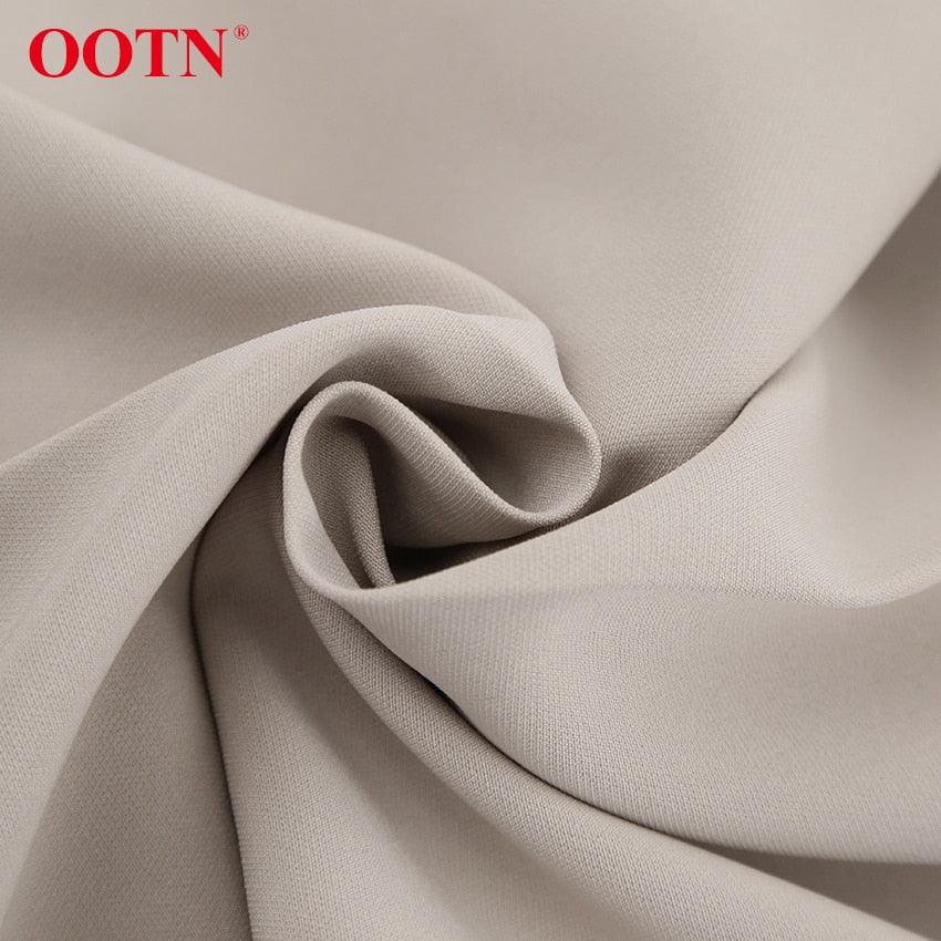 Great Office Lady Pleated Loose Zipper Wide Leg Pants - Women Solid Button Floor-Length Pants Female High Waist Trousers Autumn (D25)(BP)(1U25) - Deals DejaVu