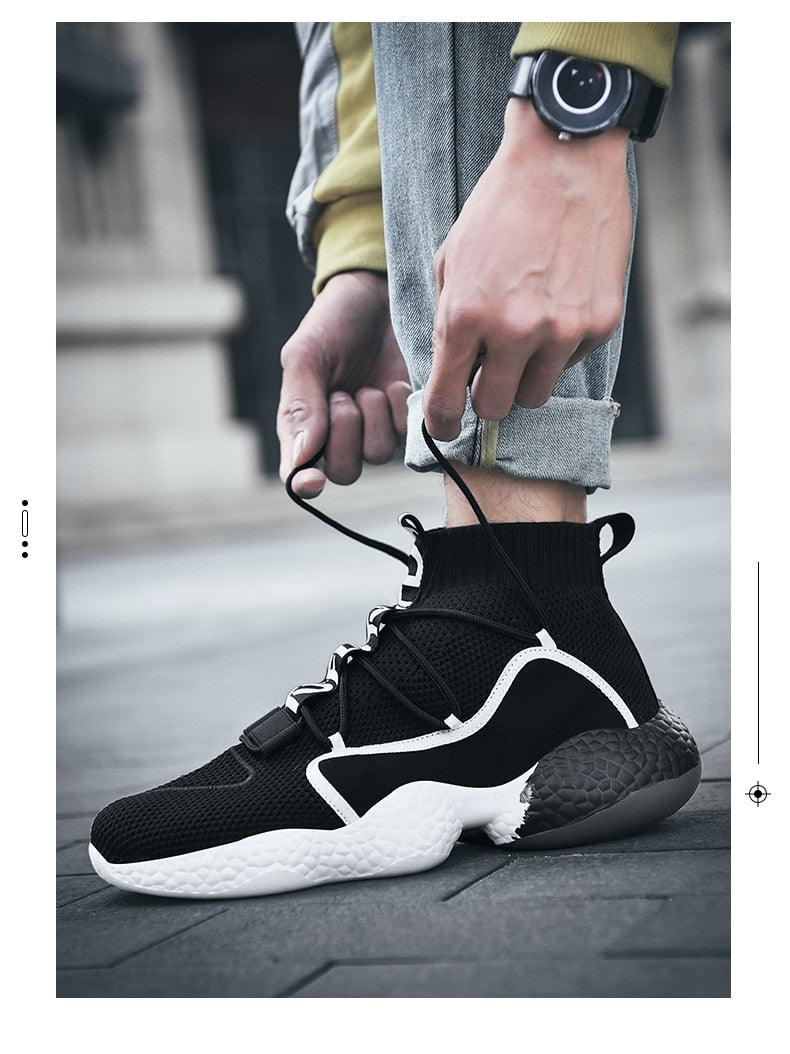 Great Men Sneaker - Soft Casual Shoes - Sock Shoes Fashion plus size 45 46 47 48 Tenis Masculino Adulto High Top Man Flat Shoes (MSC3)(MSC7)(MSA1)(MCM)(MSA2)(1U12) - Deals DejaVu