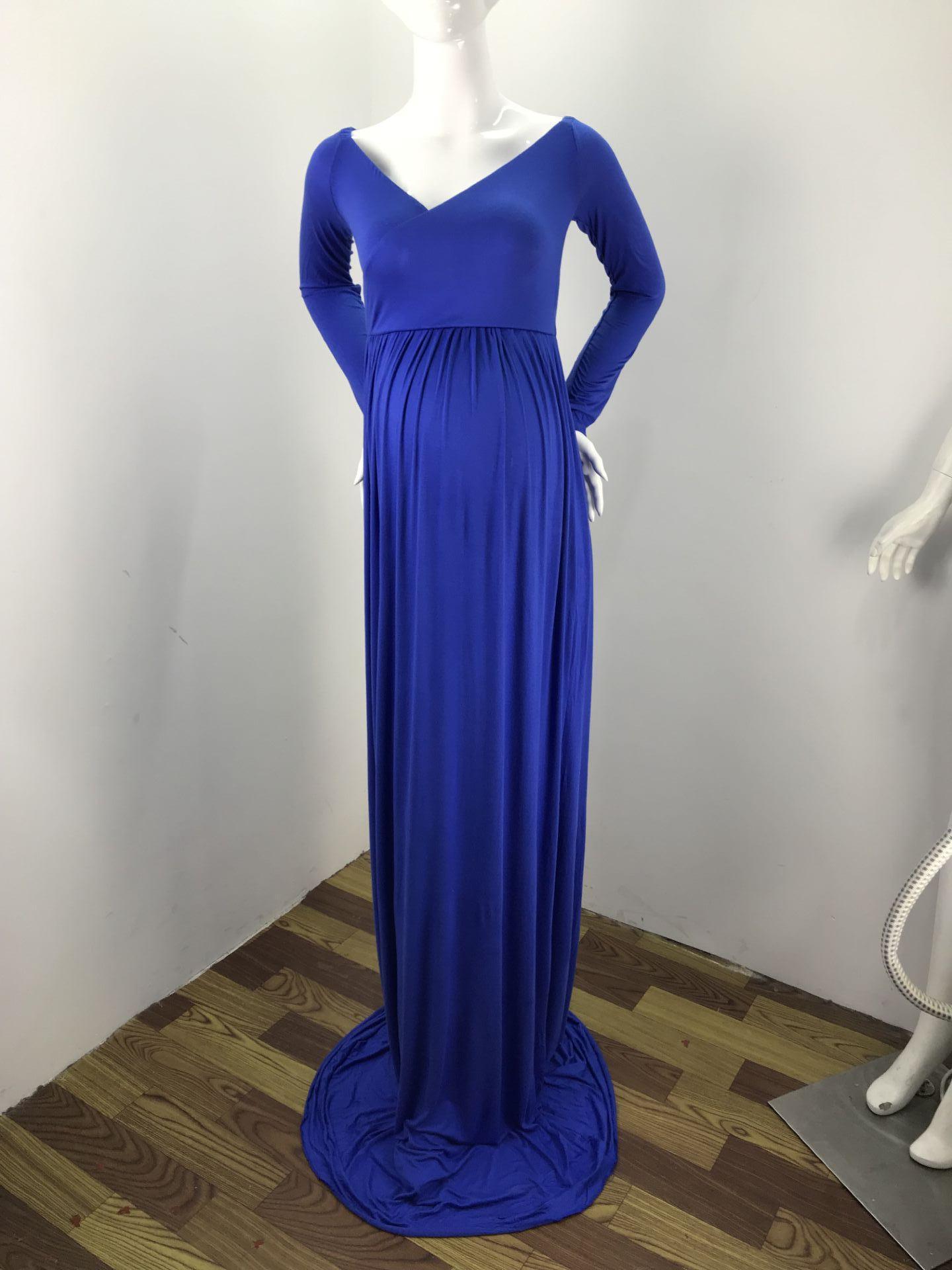 Gorgeous Pregnancy Dress for Photo Shoot - Women Baby Shower Dress - Photography Maternity Gown (1U5)(Z6)(Z8)(1Z1)(2Z1)(3Z1)(4Z1)(7Z1)