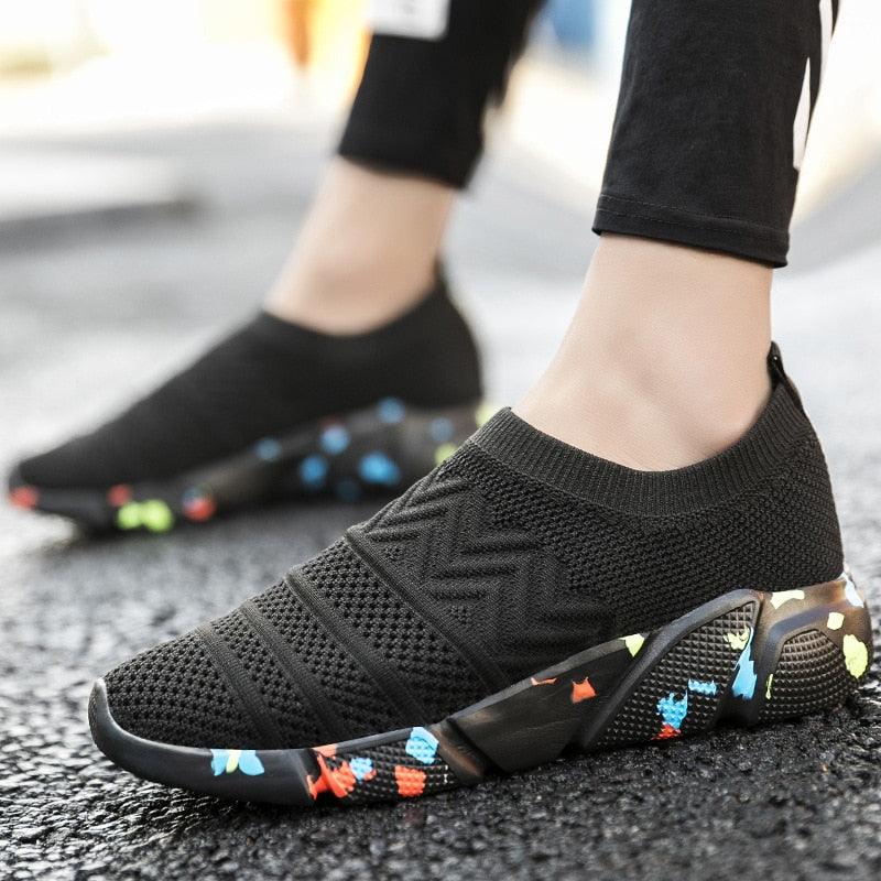 Fashion Men Shoes - Leisure Summer Super Light Breathable Woven Mesh Shoes -Star Black Casual Shoes Men Sneakers Soft Mens Trainers (MSC3)(MSC7)(MSA1)(MCM)(MSA2)(1U12) - Deals DejaVu