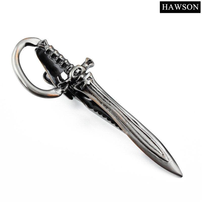 Men's Tie Accessories Gifts Sword - Antique Bronze Wedding Tie Clip (1U17)