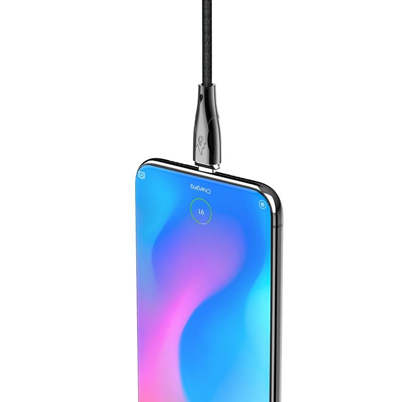 Magnetic usd Cable For iPhone 11 Pro XS Max X 7 6 Plus Phones Fast Charging Type C USB Cable Data Wire For Samsung Xiaomi (RS7)(F50)