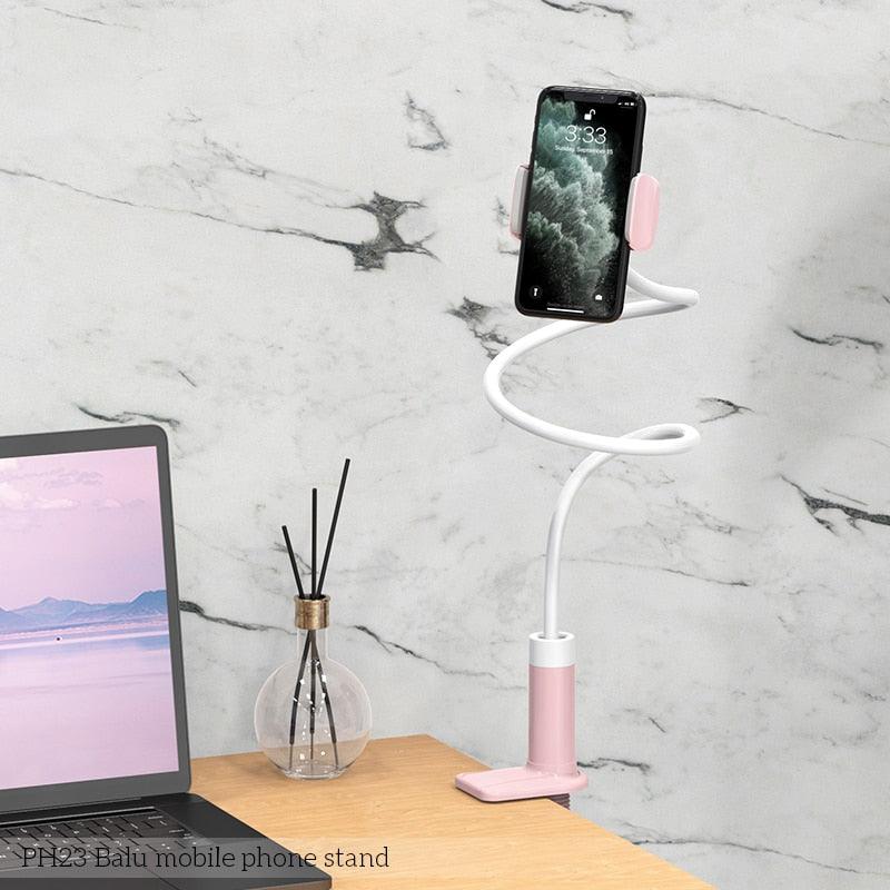 iPad or Phone Holder - Arm Lazy Mobile Phone Stand Holder - Clamp Bed Tablet Car Selfie Mount Bracket (TLC2)