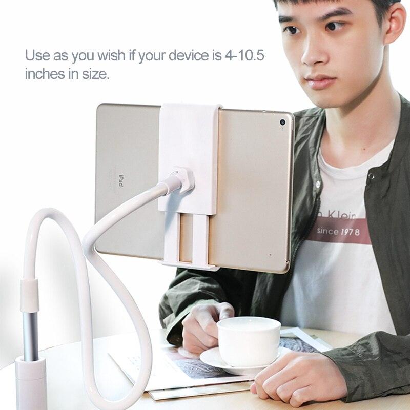 iPad or Phone Holder - Arm Lazy Mobile Phone Stand Holder - Clamp Bed Tablet Car Selfie Mount Bracket (TLC2)
