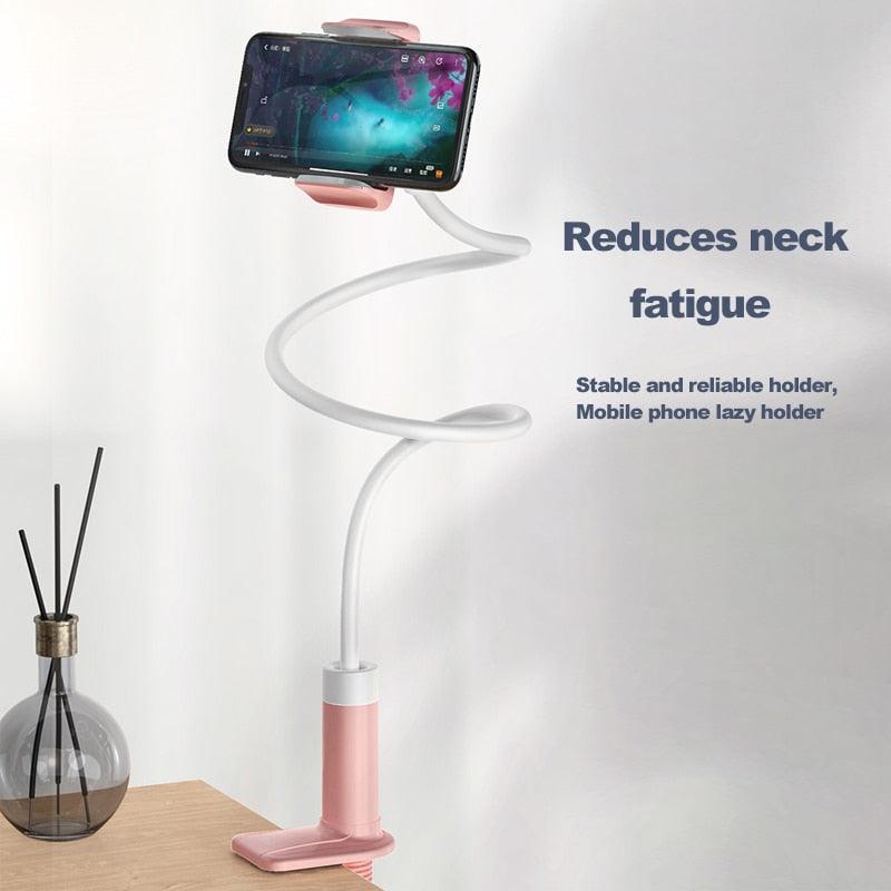iPad or Phone Holder - Arm Lazy Mobile Phone Stand Holder - Clamp Bed Tablet Car Selfie Mount Bracket (TLC2)